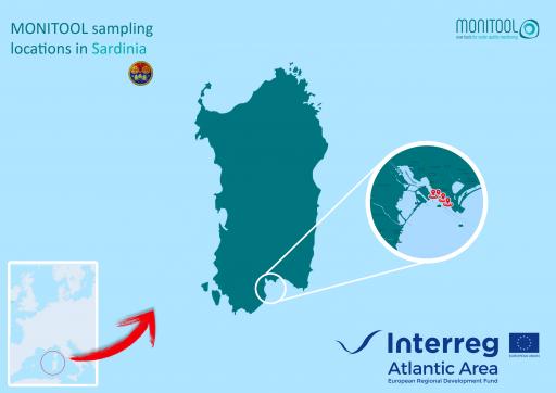 Sampling locations in Sardinia