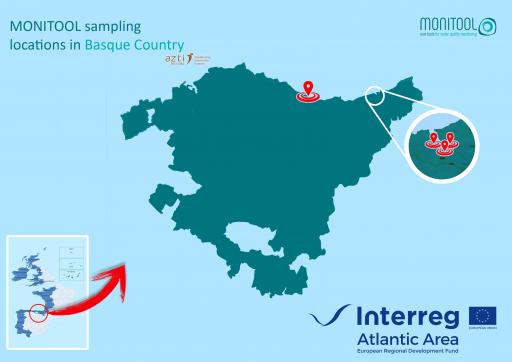 Sampling locations in Pais Vasco